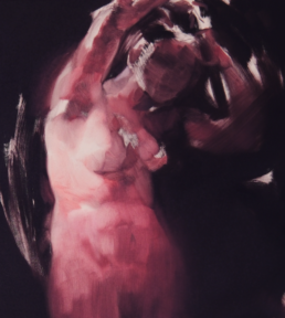 A tide, a mirror, fade before theire done, oil on canvas, 55X50, 2025