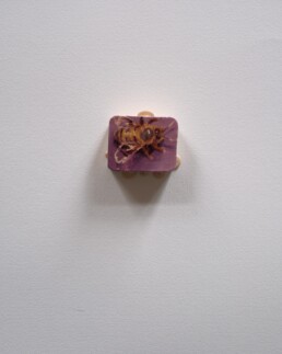 Air alive with restless motion (21), oil on balsa wood, ca 5X4cm, 2025