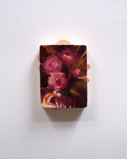 Let go as if the world unwound, oil on balsa wood, ca 10X7,5 cm, 2025