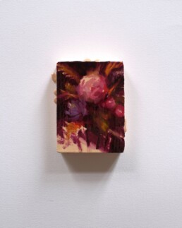 This room has no walls anymore, oil on balsa wood, ca 10X7,5 cm, 2025