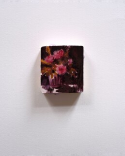 Nothing, nothing left in this world, oil on balsa wood, ca 8X7 cm, 2025