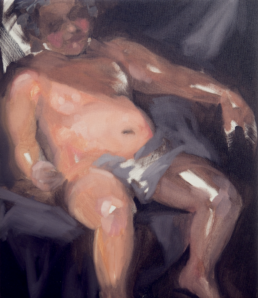 Peristaltic glory, oil on canvas, 43X37, 2025