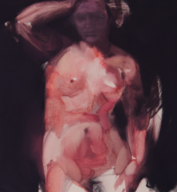 Sky as deep as can be, oil on canvas, 55X50, 2025