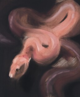 Time is made from honey slow and sweet, oil on canvas, 43X36, 2025